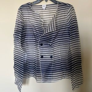 Giorgio Armani striped evening jacket